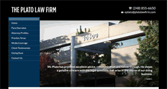 Desktop Screenshot of platolawfirm.com